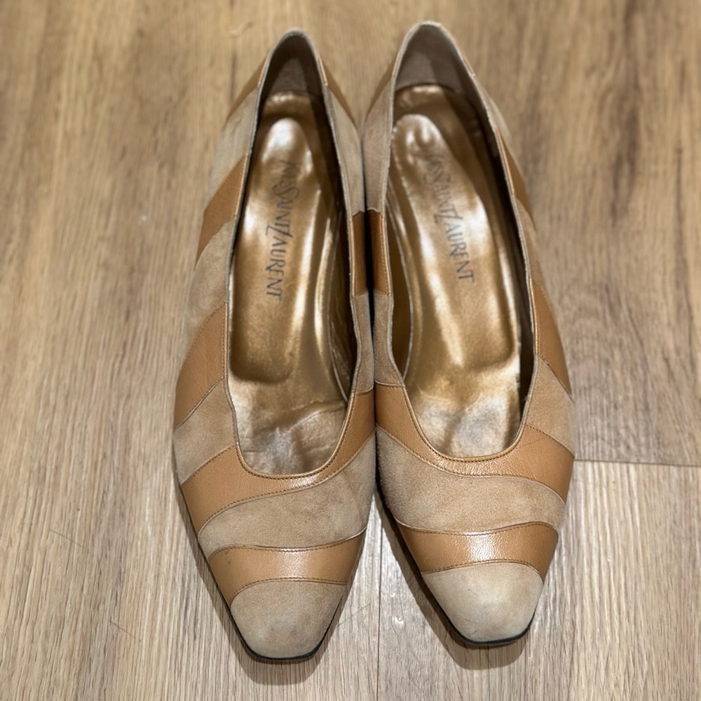 YvesSaintLaurent vintage mocassino - caramel